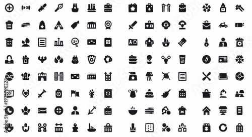 Black icons on white background.