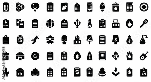 Black icons on white background.