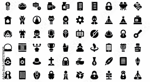 Black icons on white background.