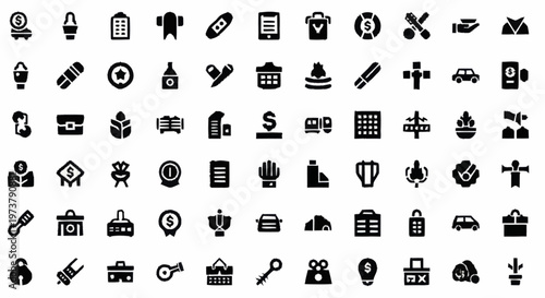 Black icons on white background.