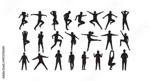 Diverse group of people walking with arrows pointing in different directions indicating varied paths and choices