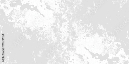 Abstract light gray watercolor background with symmetrical marble texture and subtle splatters for minimalist design