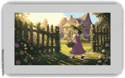 Care and support icon set. Vector graphic illustration.