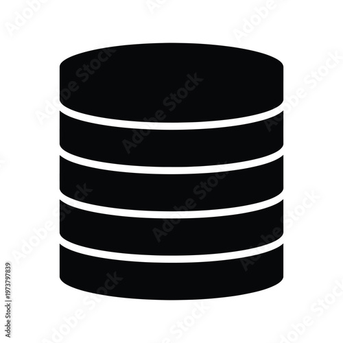 Elegant black and white striped cylindrical storage bin for home organization and decor