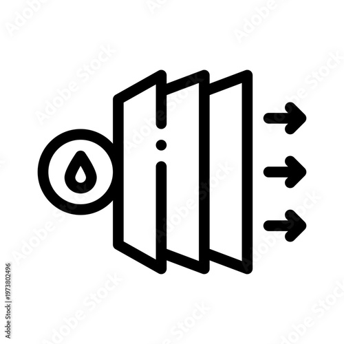 airflow line icon