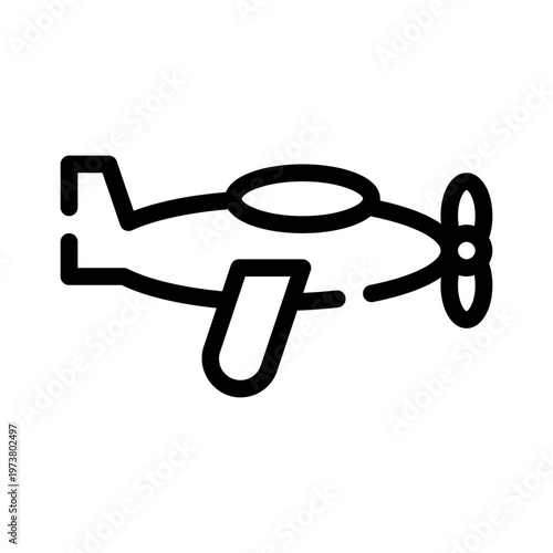 airplane line icon