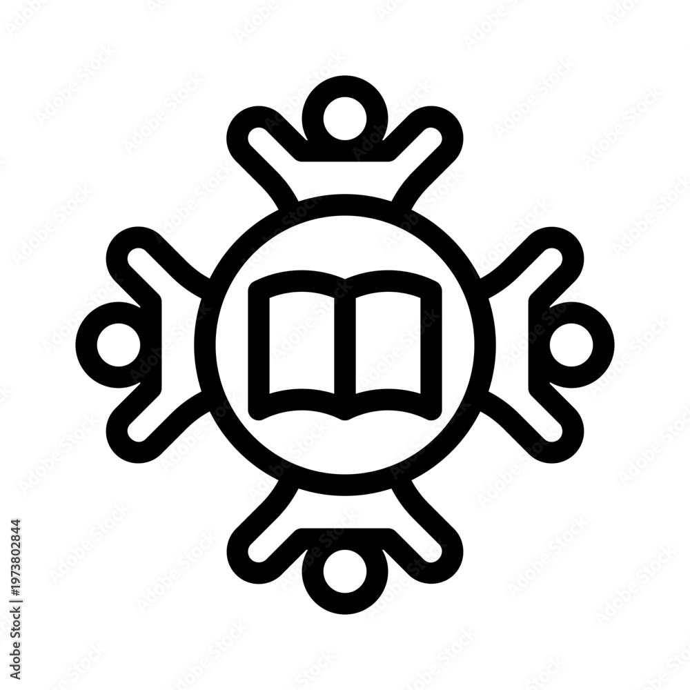 Fototapeta premium club line icon