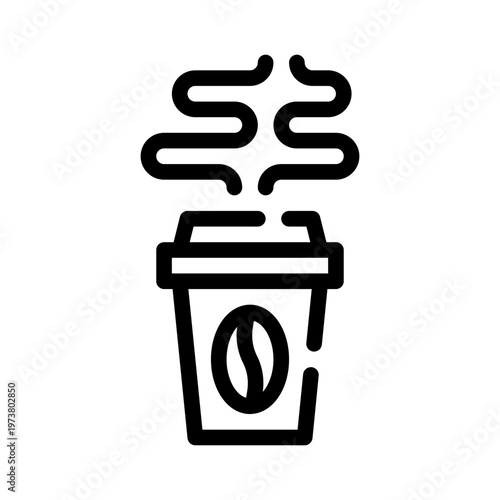 coffee line icon