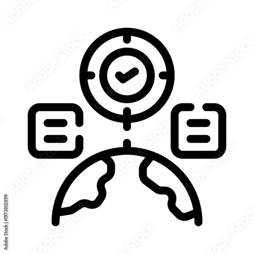 connected dots line icon