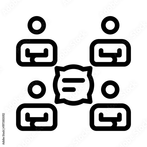 discussion line icon