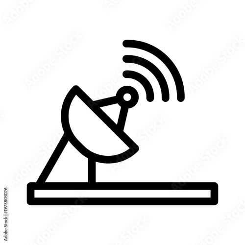 dish line icon