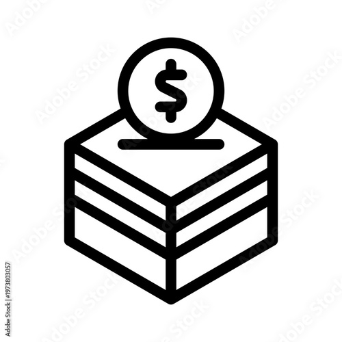 donation line icon