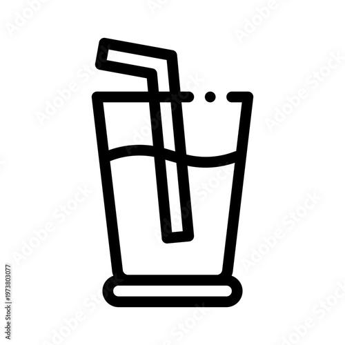 drink line icon