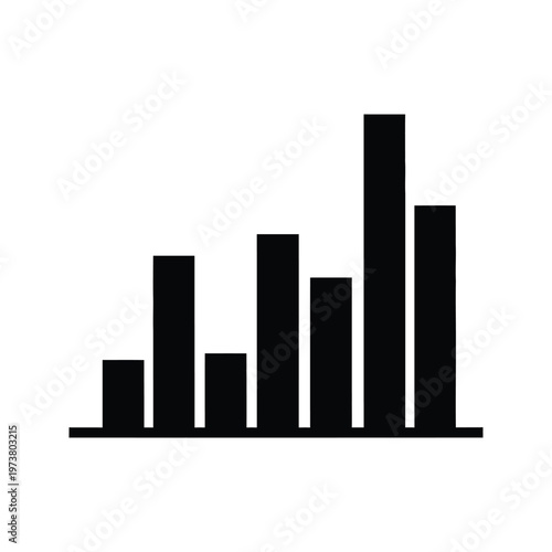 analysis of a bar chart showing fluctuations in data values over a period of time