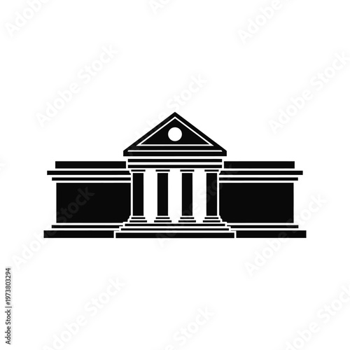 a simplified and minimalist architectural blueprint of a traditional house design