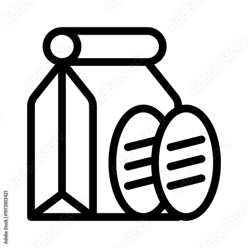 grocery line icon
