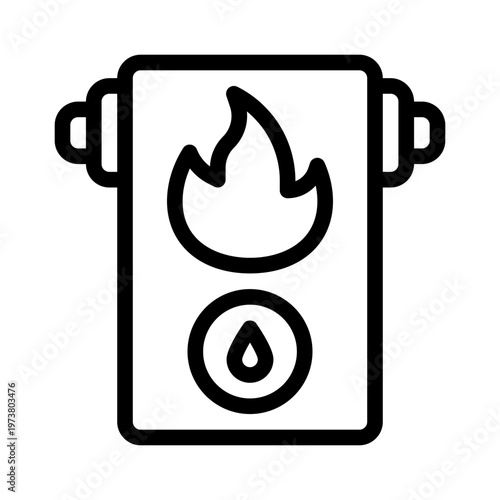 heater line icon