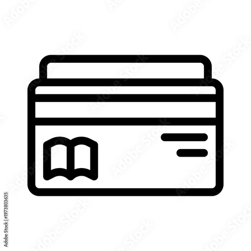 library line icon