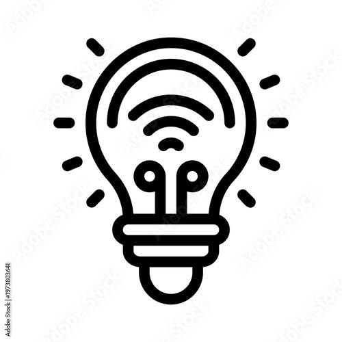 lightbulb line icon