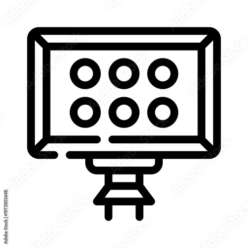 lighting line icon