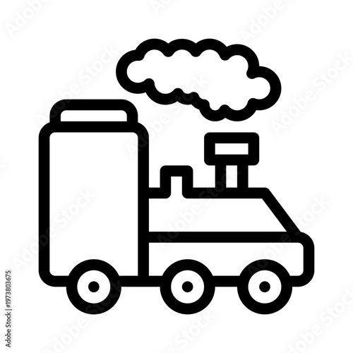 locomotive line icon