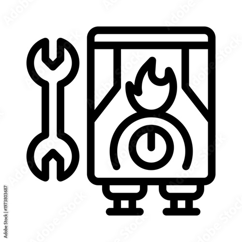 maintenance line icon