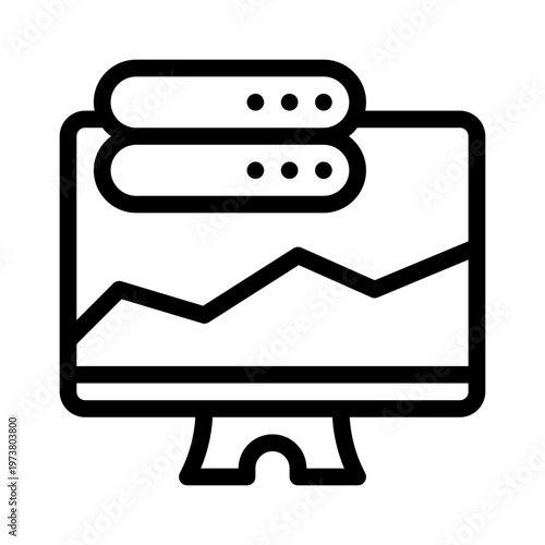 monitoring line icon