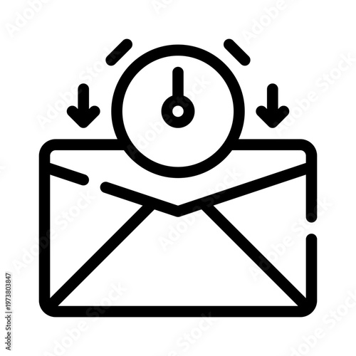 notification line icon