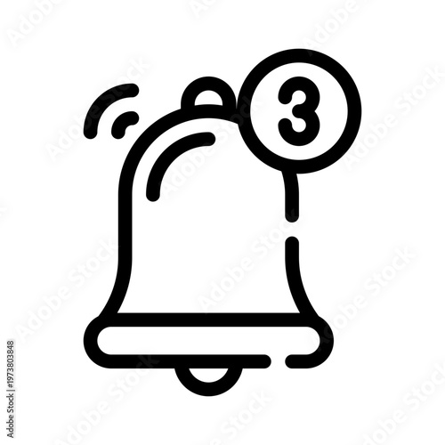 notification line icon