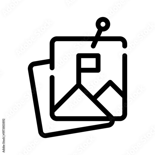 paperwork line icon