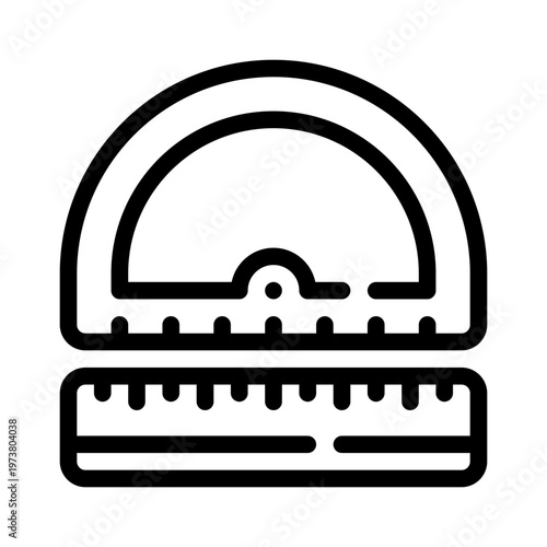 protractor line icon