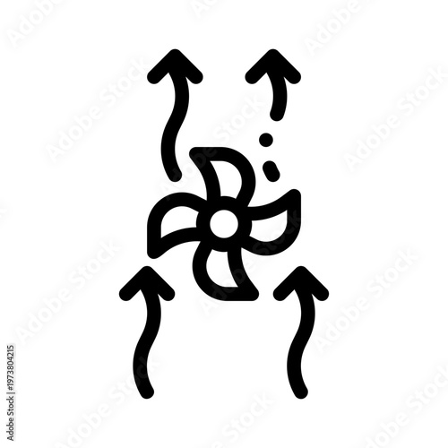 round vent line icon