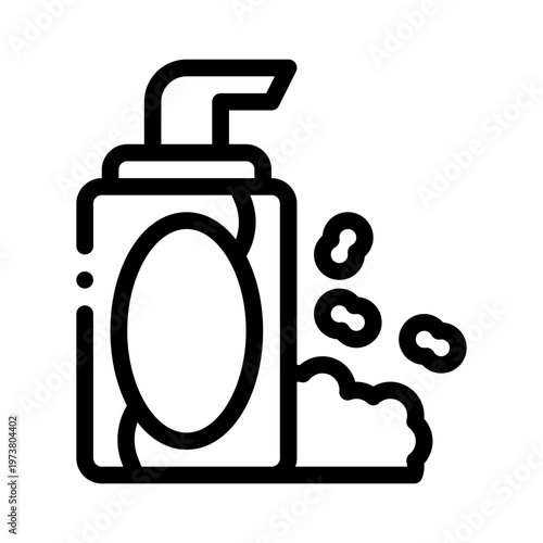 shampoo line icon