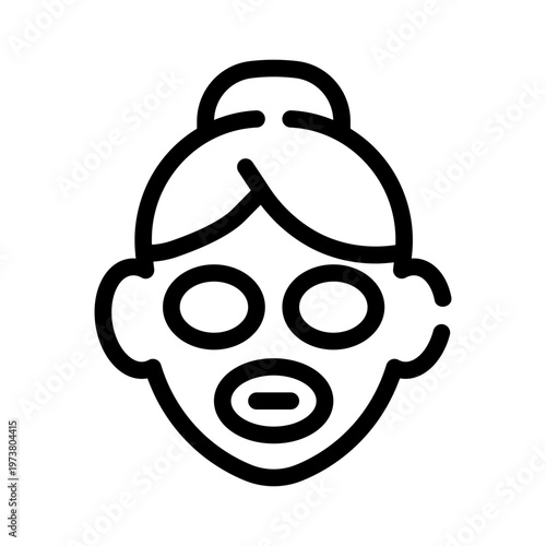 skincare line icon