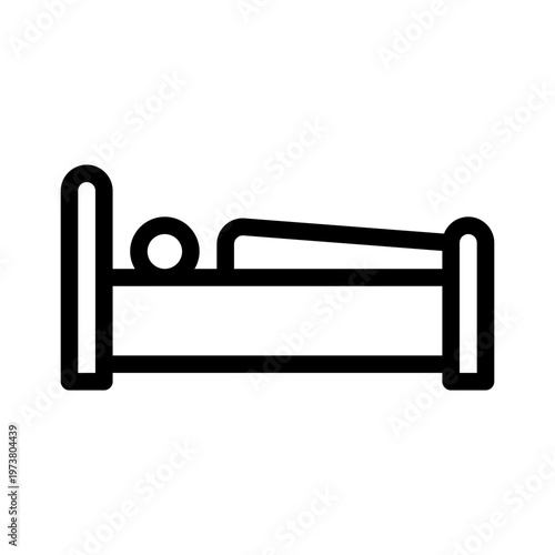 sleep line icon