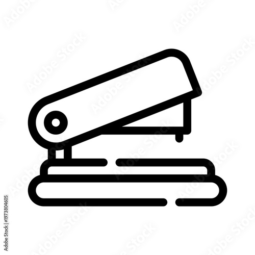 stapler line icon