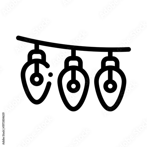 stringlights line icon