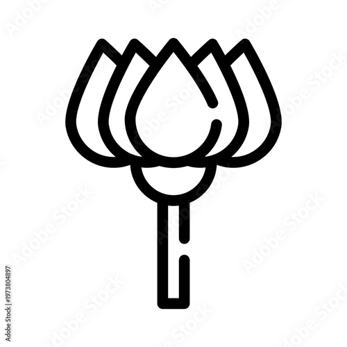 torchginger line icon