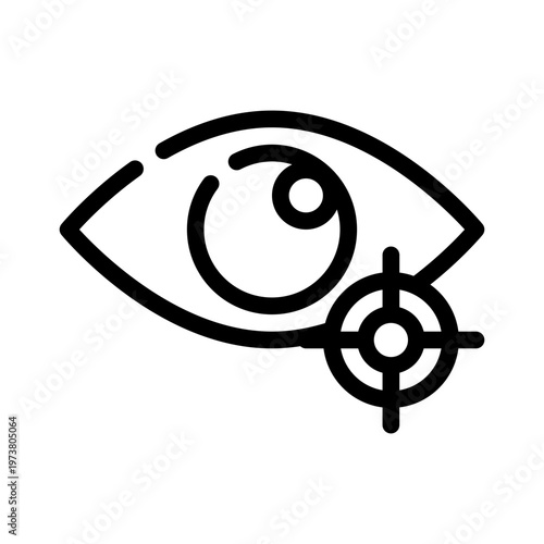 vision line icon