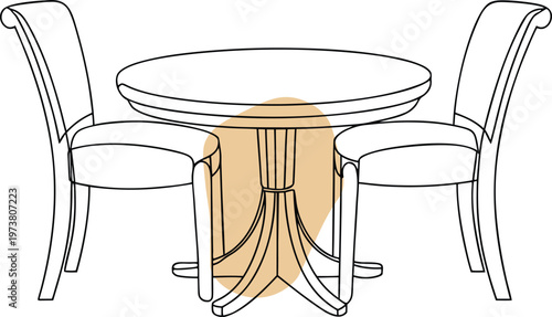 Simple Table and Chairs