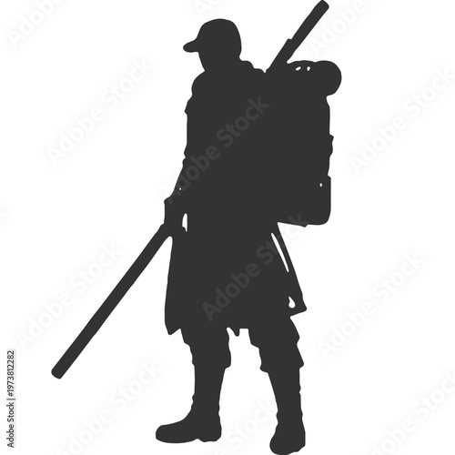 One Shows One Withholds Vintage Illustration Vector