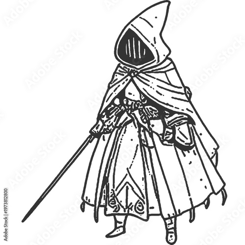 No One Escapes Vintage Illustration Vector