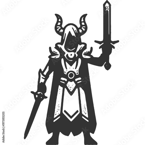 Our Own Ruin Vintage Illustration Vector