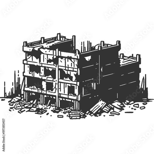 Nothing Seems Wrong at First Glance Vintage Illustration Vector