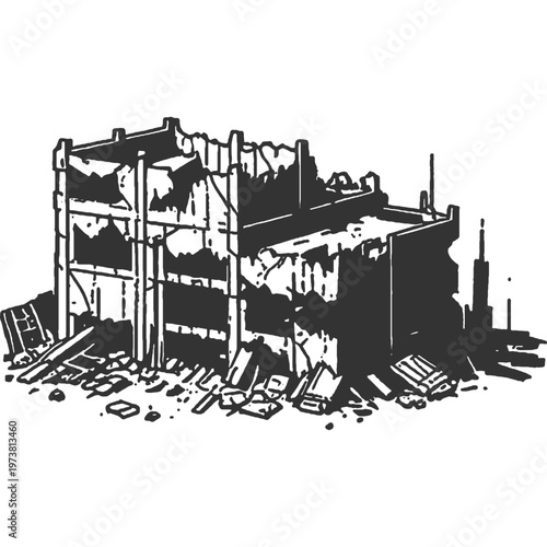 Nothing Seems Wrong at First Glance Vintage Illustration Vector