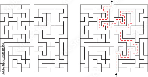 Maze Puzzle Game Solution Complex Labyrinth Challenge