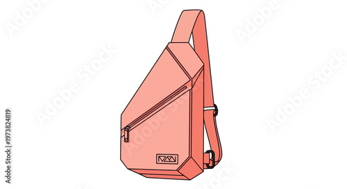 Pink Crossbody Fanny Pack Bag.