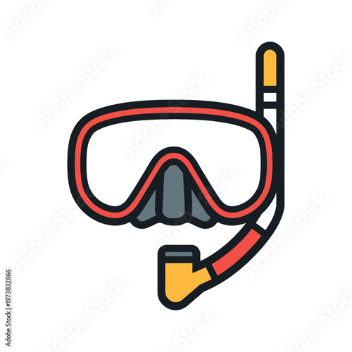 Snorkeling gear, ready for underwater adventures 