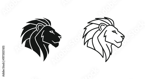 Majestic Lion Logo Designs for Bold Brand Identity Vector