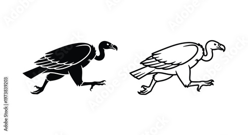 Eagle Symbols: Powerful Bird Emblems Design Vector